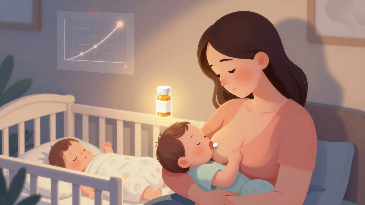 How to Time Medication Doses to Reduce Infant Exposure During Breastfeeding