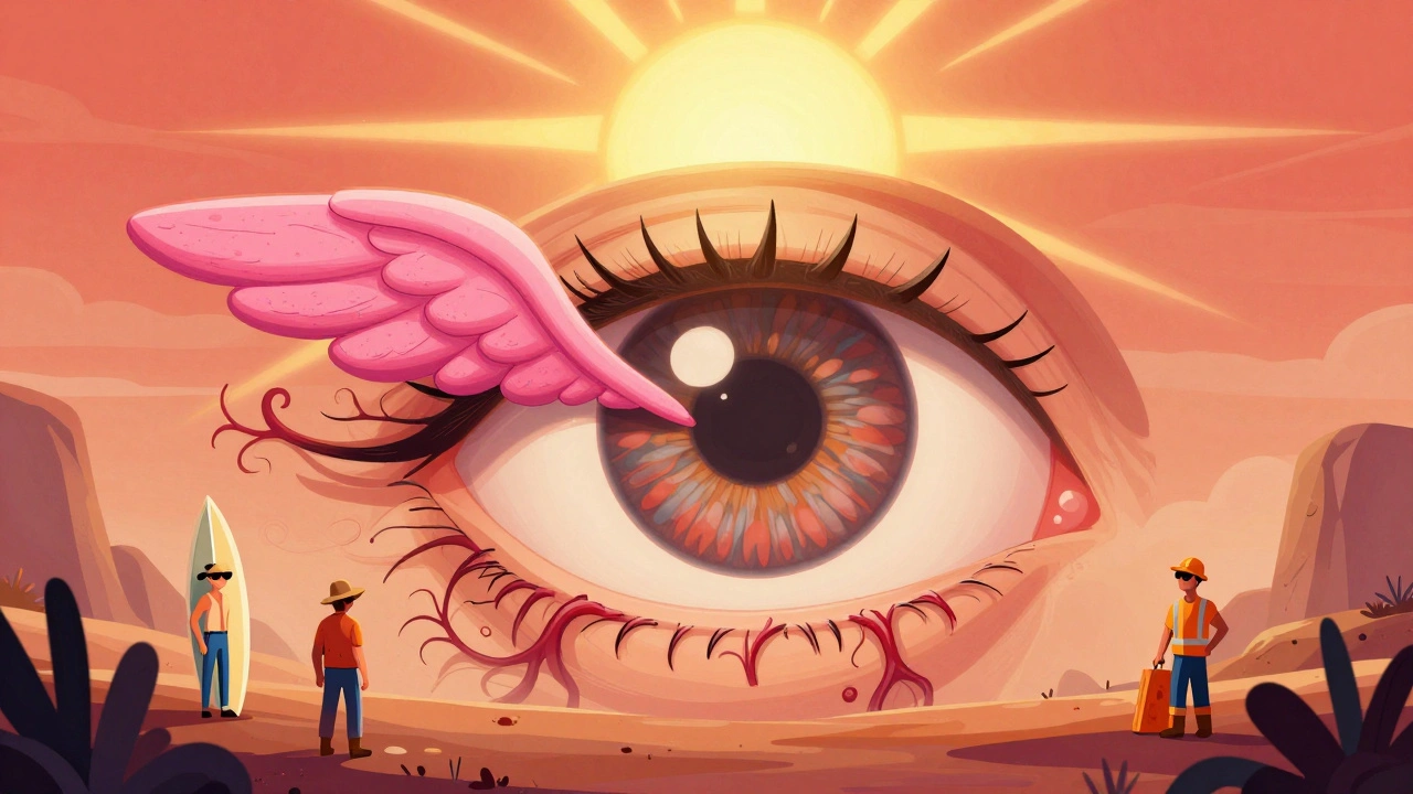 Pterygium: How Sun Exposure Causes Eye Growth and What Surgery Can Do