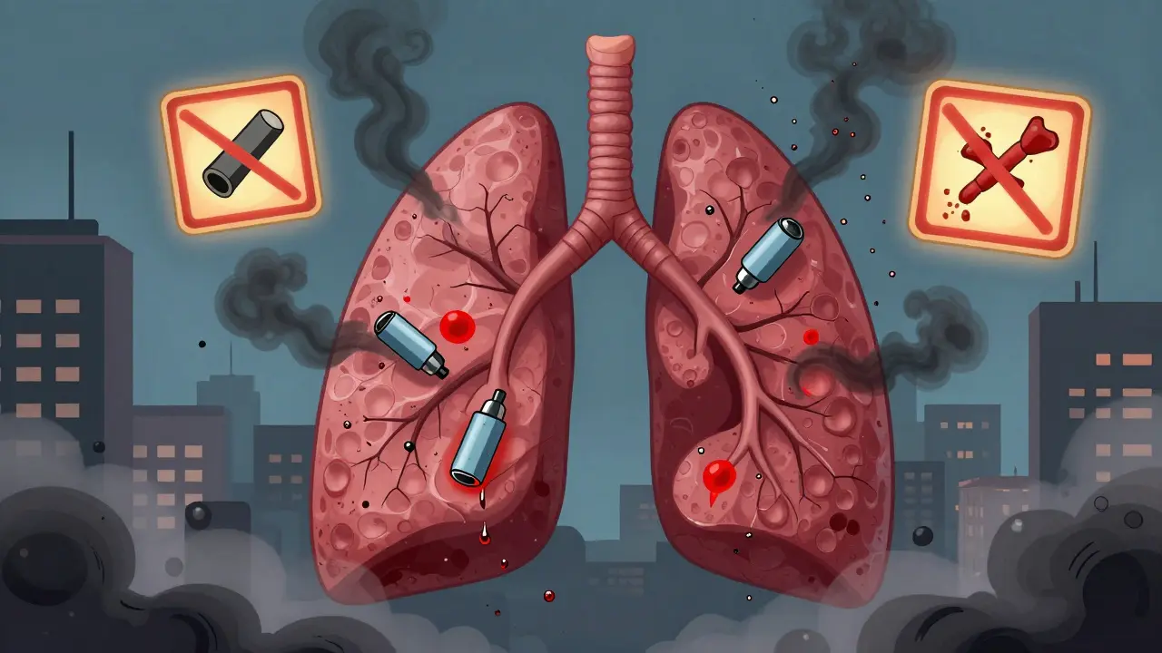 Vaping and Lung Health: What the Evidence Shows About E-Cigarette Risks